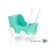 Wooden Doll pram Mint