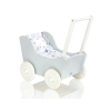 Wooden Doll Pram Stroller Gray-740
