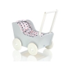 Wooden Doll Pram Stroller Gray-767
