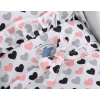 Wooden Doll Pram Stroller Gray-767