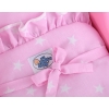 Wooden Doll Stroller Fuchsia-White -719