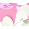 Wooden Doll Stroller Fuchsia-White -719