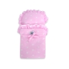 Wooden Doll Stroller Fuchsia-White -719