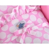 Wooden Doll Stroller Fuchsia-White -768