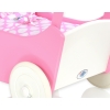 Wooden Doll Stroller Fuchsia-White -768