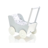 Wooden Doll Stroller Gray-White -740