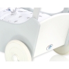 Wooden Doll Stroller Gray-White -740