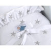 Wooden Doll Stroller Gray-White -740