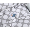 Wooden Doll Stroller Gray-White -770
