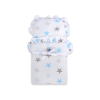 Wooden Doll Stroller Pram Blue -765