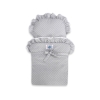 Wooden pram White with Gray -535