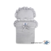 Wooden pram White with Gray -535