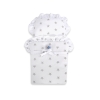 Wooden pram White with Gray -740