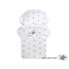 Wooden pram White with Gray -740