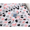 Wooden pram White with Gray -767