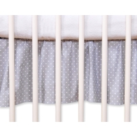 Dust Ruffle-Masking flounce for cot 140cm