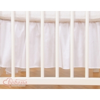 Dust Ruffle-Masking flounce for cot 140cm