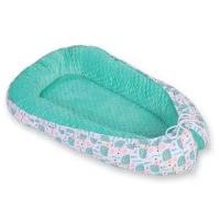 Baby nest with minky