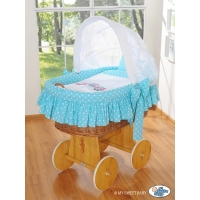 Moses Baskets Cribs with Wicker hood