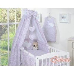 Bedding set 5-pcs with canopy