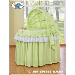 Moses Baskets hood cribs - small wheels