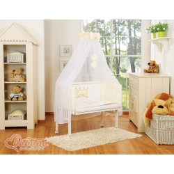 extra bed with bedding and mattress