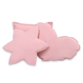 3pcs pillow set - pastel pink