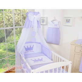 Baby Bed Canopy made of tulle- Little Prince/Princess lilac