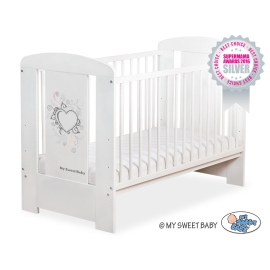 Baby cot bed 120x60cm Chic no. 5010-07-1