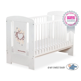 Baby cot bed 120x60cm Chic no. 5010-07-2