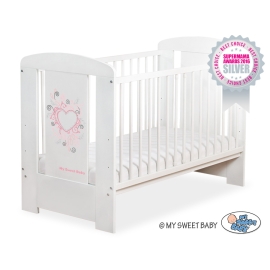 Baby cot bed 120x60cm Chic no. 5010-07-3