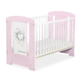 Baby cot bed 120x60cm Chic no. 5010-08-1