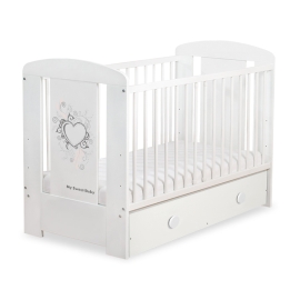 Baby cot bed 120x60cm Chic with drawer MAXI
