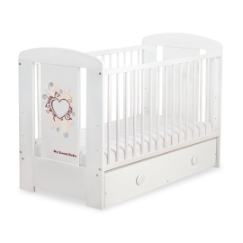 Baby cot bed 120x60cm Chic with drawer MAXI