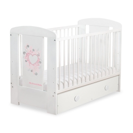 Baby cot bed 120x60cm Chic with drawer MAXI