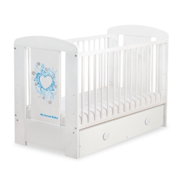 Baby cot bed 120x60cm Chic with drawer MAXI