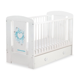 Baby cot bed 120x60cm Chic with drawer MAXI