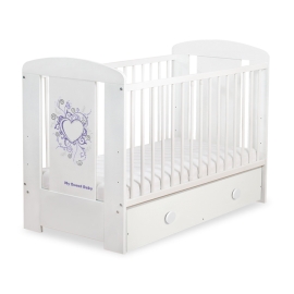 Baby cot bed 120x60cm Chic with drawer MAXI