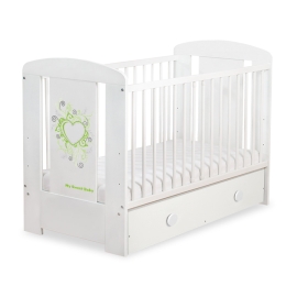 Baby cot bed 120x60cm Chic with drawer MAXI