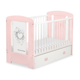 Baby cot bed 120x60cm Chic with drawer MAXI