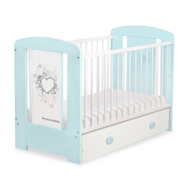 Baby cot bed 120x60cm Chic with drawer MAXI