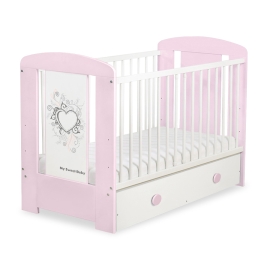 Baby cot bed 120x60cm Chic with drawer MAXI