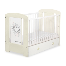 Baby cot bed 120x60cm Chic with drawer MAXI