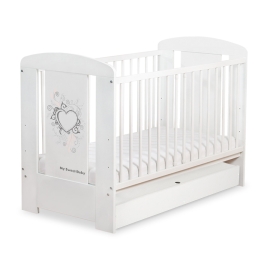 Baby cot bed 120x60cm Chic with drawer STANDARD