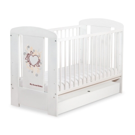 Baby cot bed 120x60cm Chic with drawer STANDARD