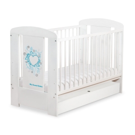 Baby cot bed 120x60cm Chic with drawer STANDARD