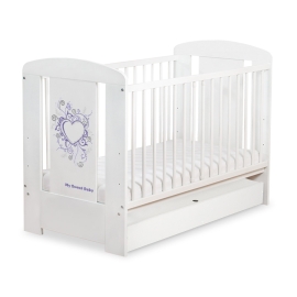 Baby cot bed 120x60cm Chic with drawer STANDARD
