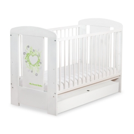 Baby cot bed 120x60cm Chic with drawer STANDARD