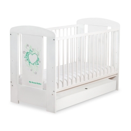 Baby cot bed 120x60cm Chic with drawer STANDARD