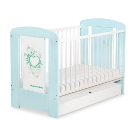 Baby cot bed 120x60cm Chic with drawer STANDARD